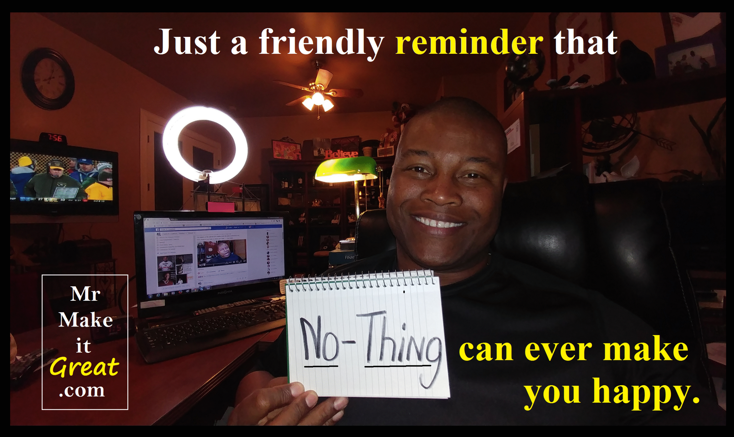 “No-Thing” Can Ever Make You Happy