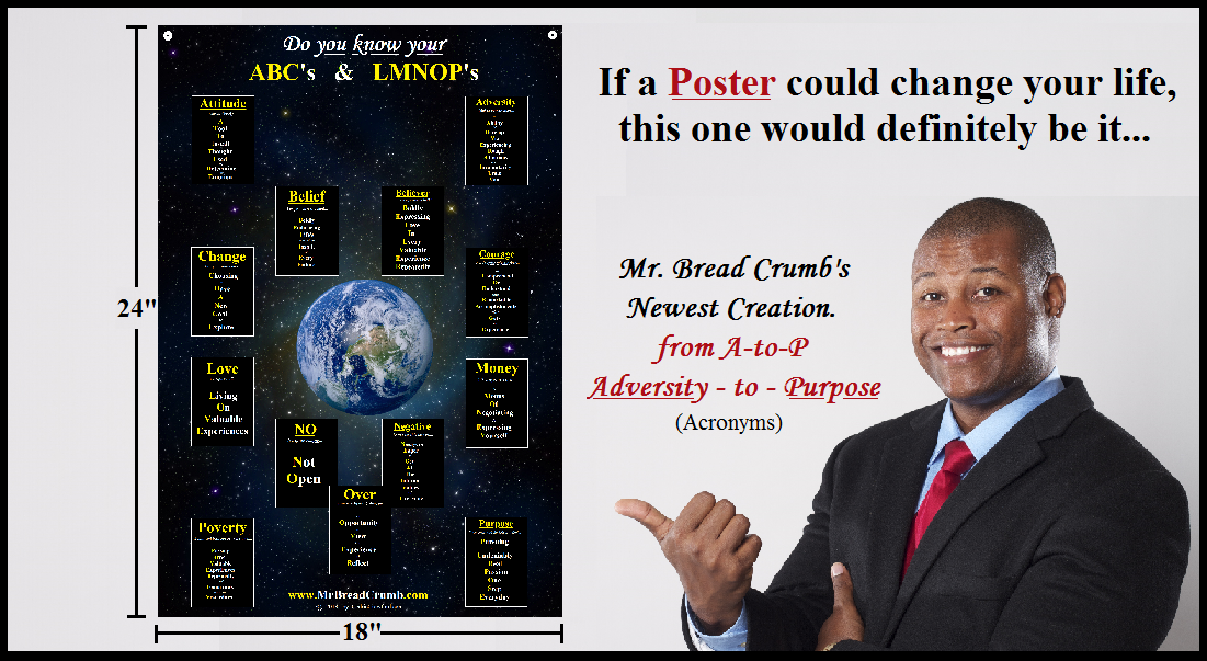 Acronymic Personal Development Poster